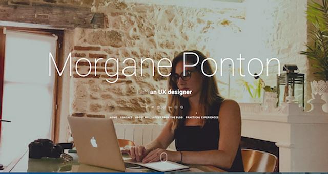 Site Wordpress & portofolio par Morgane Ponton