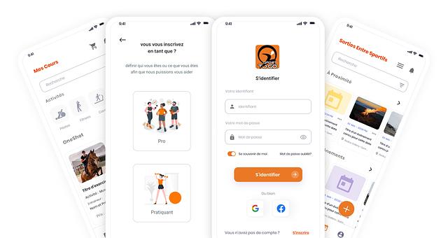 Sport To Go.  -  App Web & Mobile par Hidopi
