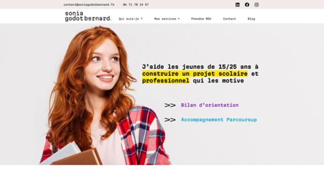  Développeur de soniagodotbernard.fr par Remy Cornet