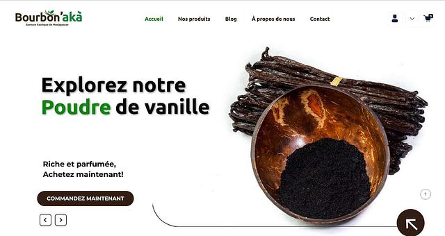 Projet Bourbon'akà (Vente vanille) par befianawebplus