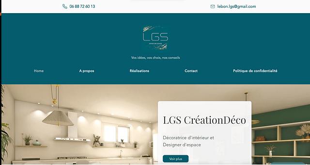 Refonte site internet décoratrice d'intérieur par Tony Lombard