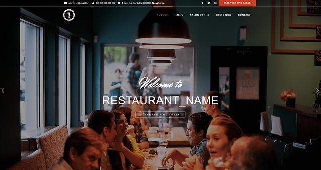 Création d'un thème Restaurant par LF_c0nsult1ng