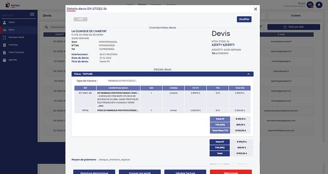 Création CRM & Application mobile par Seifeddine Ben