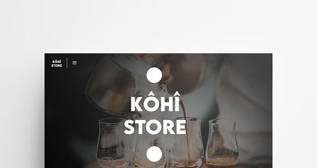 Site internet : Le Kôhî Store par emmy-awards