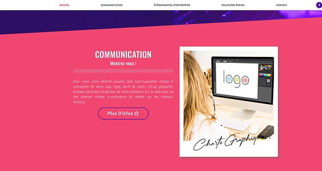 Développement du site Internet Oise communication  par Rc2I