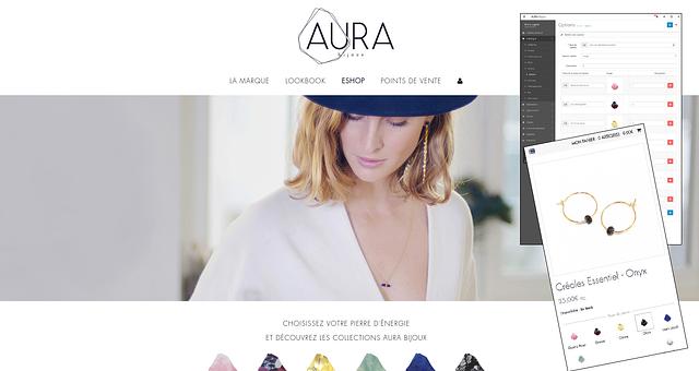 Aura bijoux - E-commerce par rocarosa