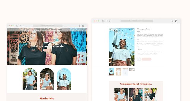 Site E-commerce - Alors Ose par Anais Lebedel