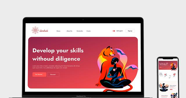 Site Vitrine par Gael Mahe