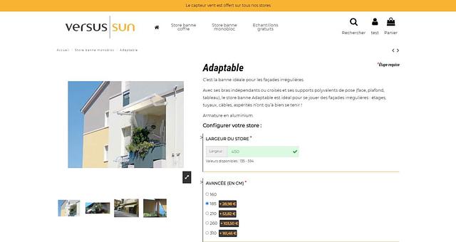Boutique Prestashop avec des produits configurable par Guillaume Messager