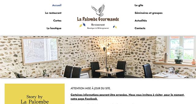 Création du site d'un restaurant et gîte par Renaud Héluin