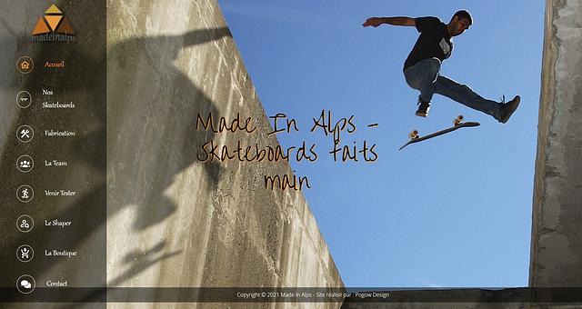 Création de site sur mesure par Flavie Thevenet