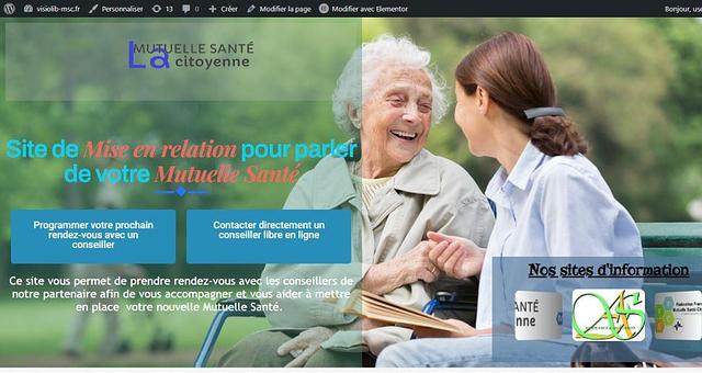 Visiolib (Site de mise en relation client) par Be-data