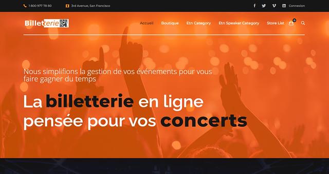 Site web évènementiel  par DigitalSquareGroup