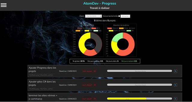Gestion de projets par Vincent Chanut