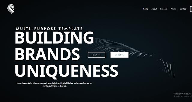 Création de site + Branding par Victor_H