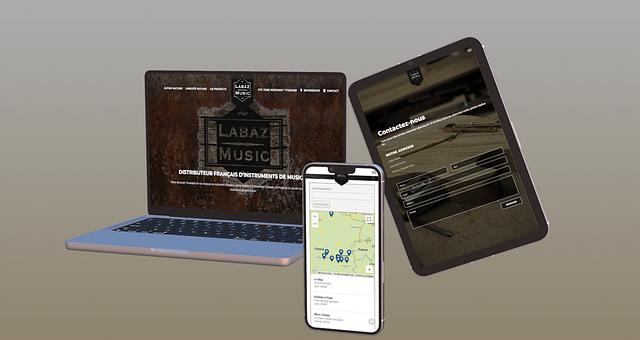 Site web + référencement  par Theo Bazin