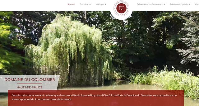 Création du site Internet Domaine du Colombier par Rc2I