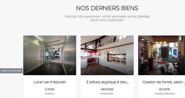 Configuration back office site agence immobilière par Eric Randriambololona