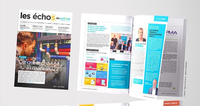 Journaux internes & externes pour Présoa par Agence_Cle_de_Fa