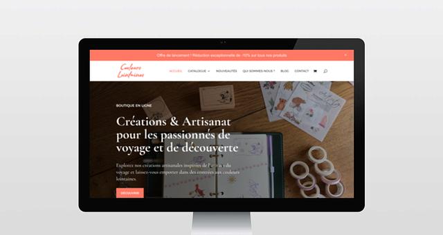 couleurs-lointaines.com par Evolve Web