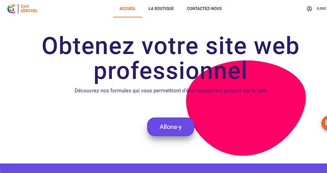 Boutique en ligne (cyril-gerchel.com) par Cyril-Gerchel