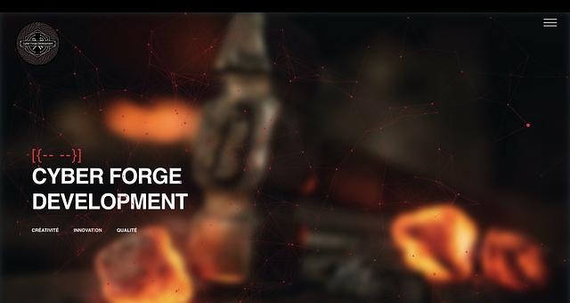 Site vitrine par CyberForgeDevelopment