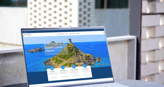 Site Hopital Ajaccio par Sylvain Laredo