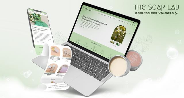 The Soap Lab - Site e-commerce par Jérémy Capelle