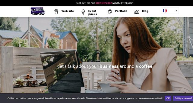 Site internet pour mon business par Marion Prevot