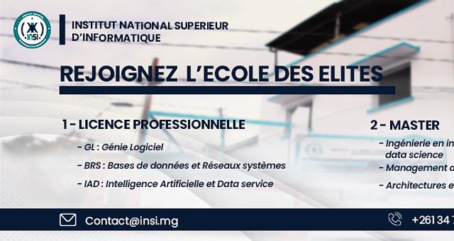 INSI, site vitrine par Ilo Madagascar Sarlu