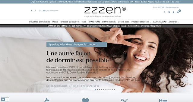 Création ZZZen.organic par webhelpers