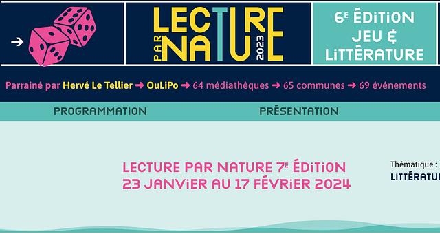 Lecture par Nature par Caroline Scherb