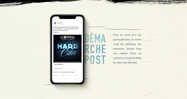 Social Media Marque de Hard Cider par Anne-Laure  Strahlheim Y Pastor