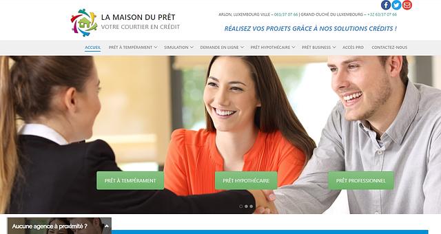 lamaisondupret.lu par EasyWebandMarketing