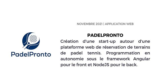 PadelPronto par Vincent Coquillard