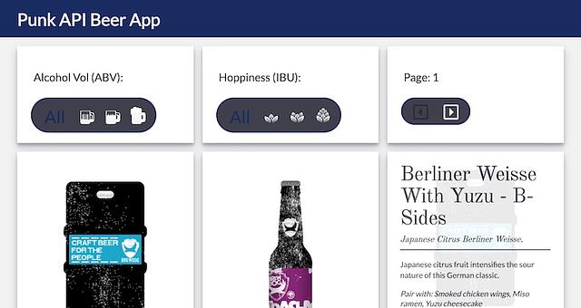 Punk API Beer App par jean-huguesd