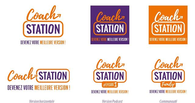Création identité visuelle Coach Station par Marc Julié