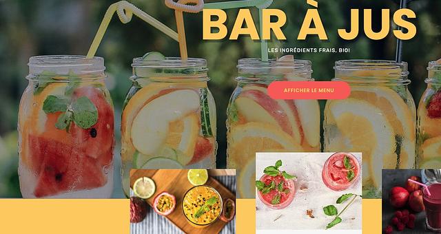 Site WordPress: thème -Bar à jus - par Pascal_DWP