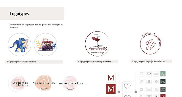 Logotypes par Juliette Juliette Mary