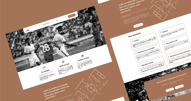Site vitrine - Ludis patrimoine par Anais Lebedel