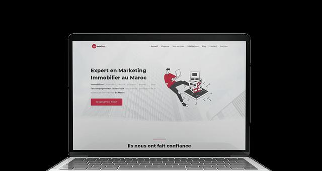 Création site pour IMMOBILIARE par Brio Emmanuel