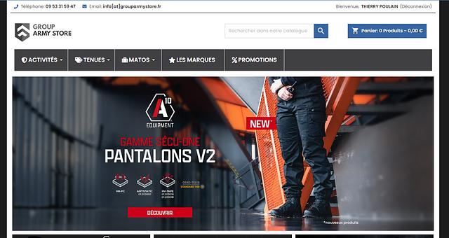 Gestion d'une boutique Prestashop (contrat annuel) par Thierry Poulain