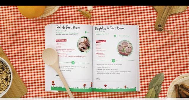 Livre de recettes la ferme des coquelicots par Audrey Perrot