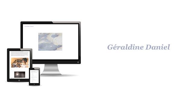 Site pour une artiste par Bertrand Hervieu