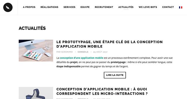 Rédaction d'articles pour un blog d'entreprise  par Sagittacom