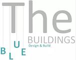 the blue buildings
