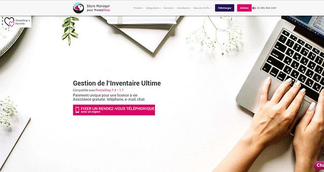 PRESTASHOPMANAGER.COM/FR/ par Emagicone  ‍ 