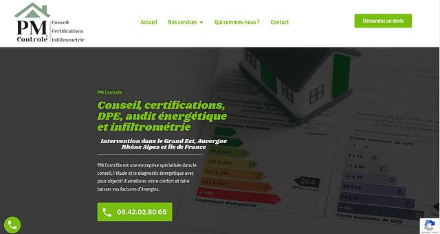Création de site vitrine : Audit et DPE par Robin Smouts