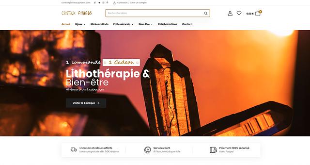 Refonte site e-commerce Shopify par Marie-Elise Vergoignan