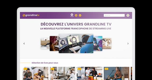 Plateforme de streaming live : Grandline-Tv (beta) par Loup Marandet